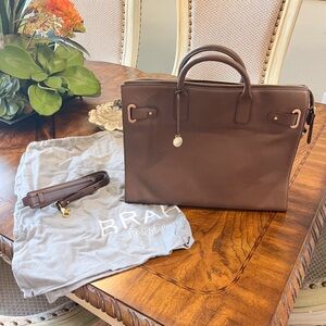 Brahmin Business Tote/ Briefcase NWT, Brown